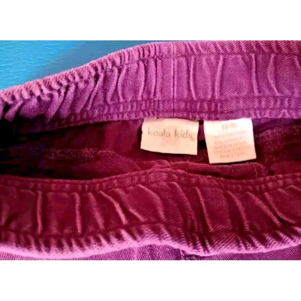 pants 18 months Girls Koala Kids jeans purple buttons baby